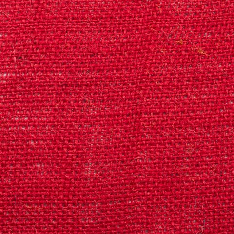 hessian cloth swatch red