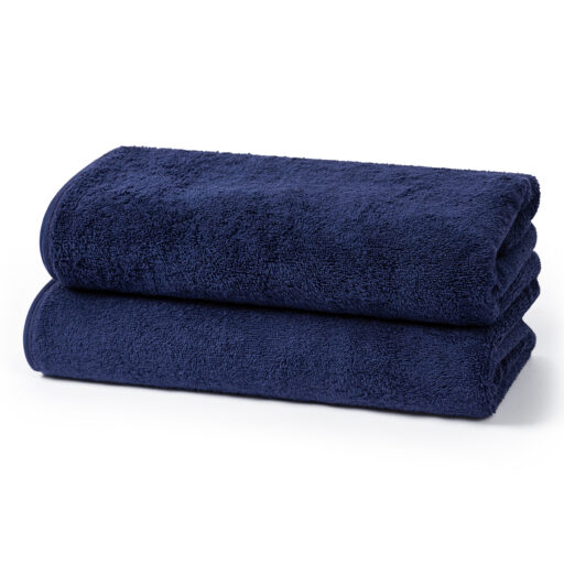 bath towel navy blue
