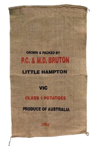 Hessian Bags printed