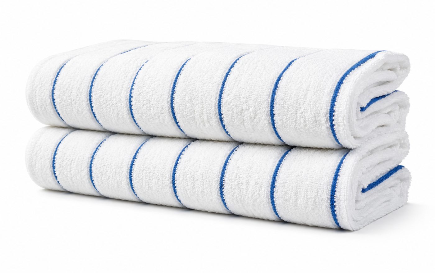 Pinestripe Pool Towels